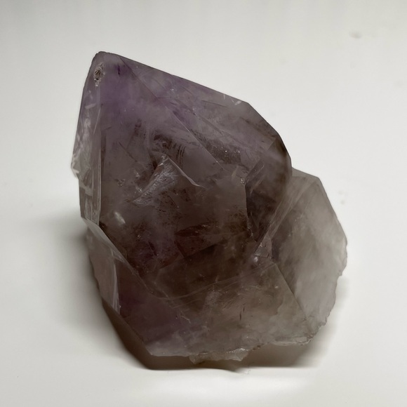 Lg Smokey Amethyst Quartz Crystal Point | Amethyst Smoky Quartz from S Africa - Picture 4 of 9
